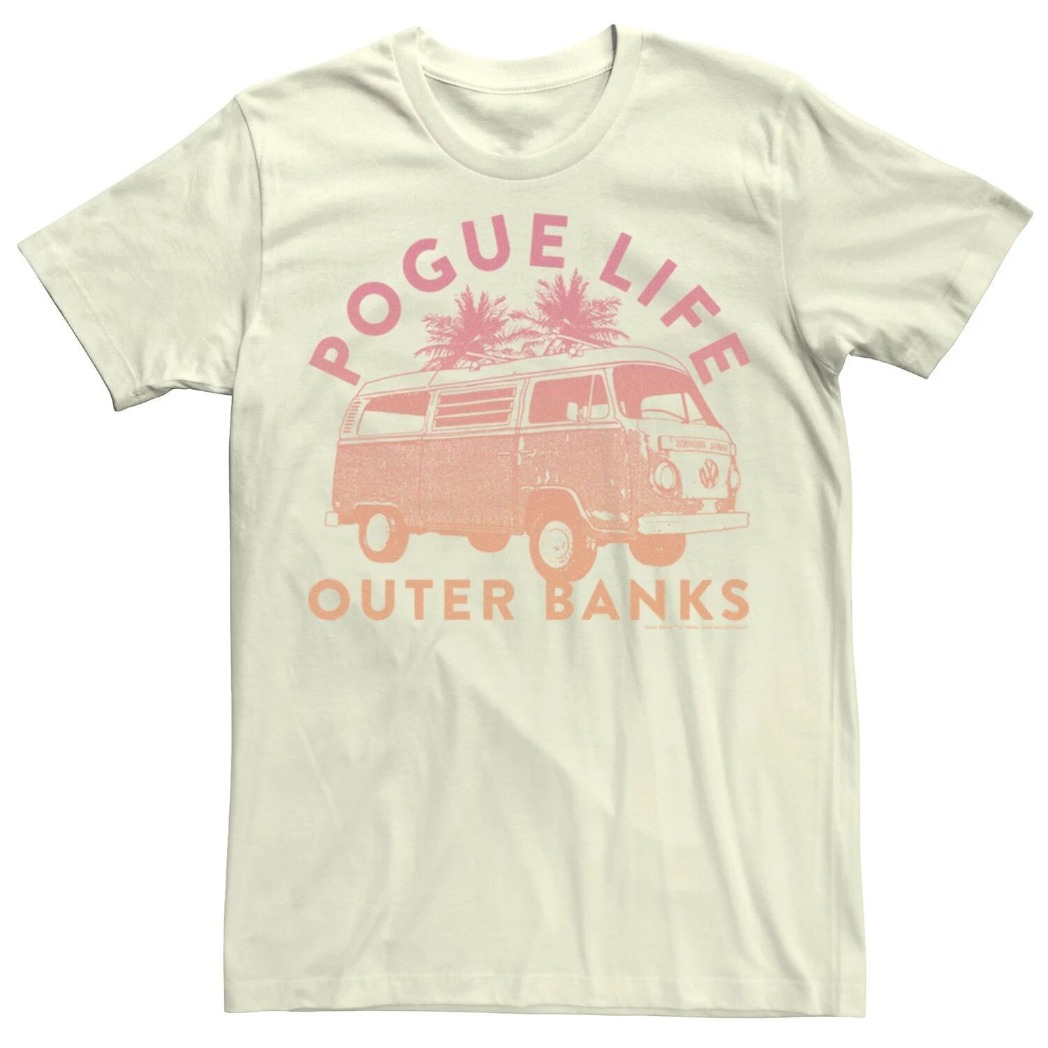 

Мужская футболка Outer Banks Pogue Life VW Van Licensed Character