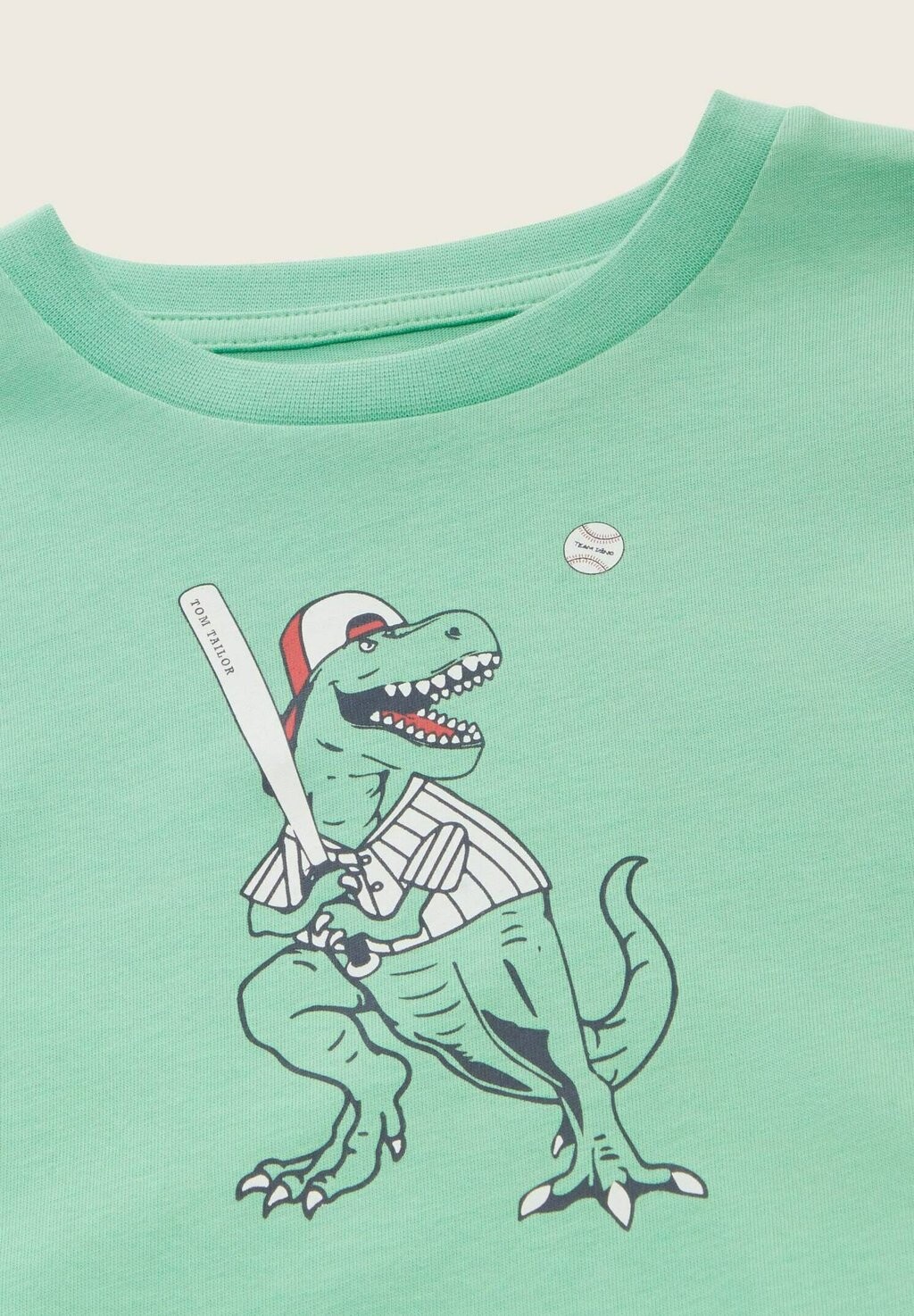 

Топ с длинными рукавами MIT PRINT TOM TAILOR, зеленый