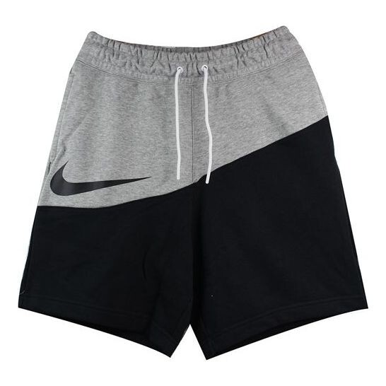 

Шорты sportswear swoosh small colorblock sports shorts black gray blackgray Nike, черный