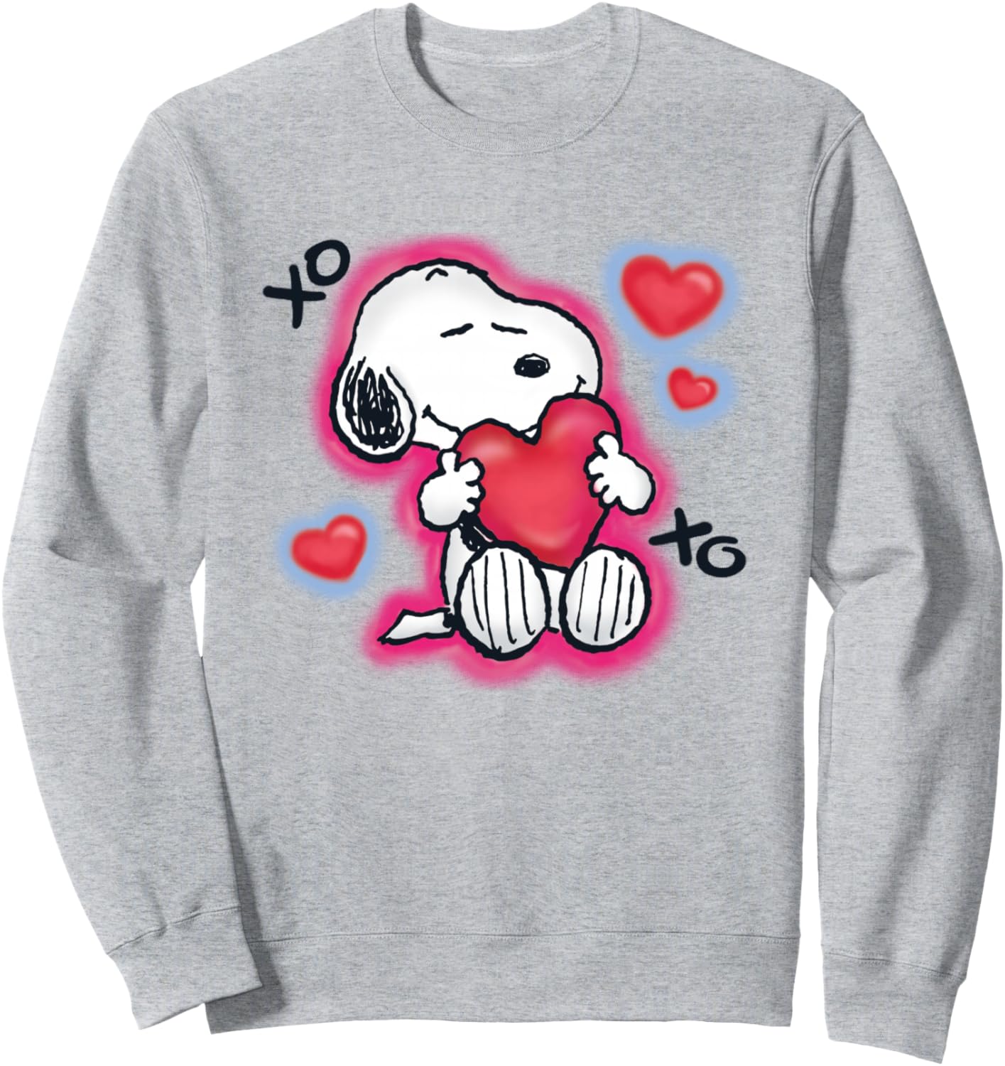

Толстовка Peanuts Snoopy Hug Love Heart Xo, синяя, Синий, Толстовка Peanuts Snoopy Hug Love Heart Xo, синяя