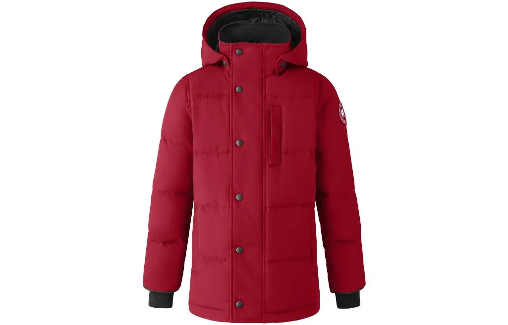 Детская пуховая куртка с капюшоном утепленная Canada Goose, Lucky Lucky Red — фото 3