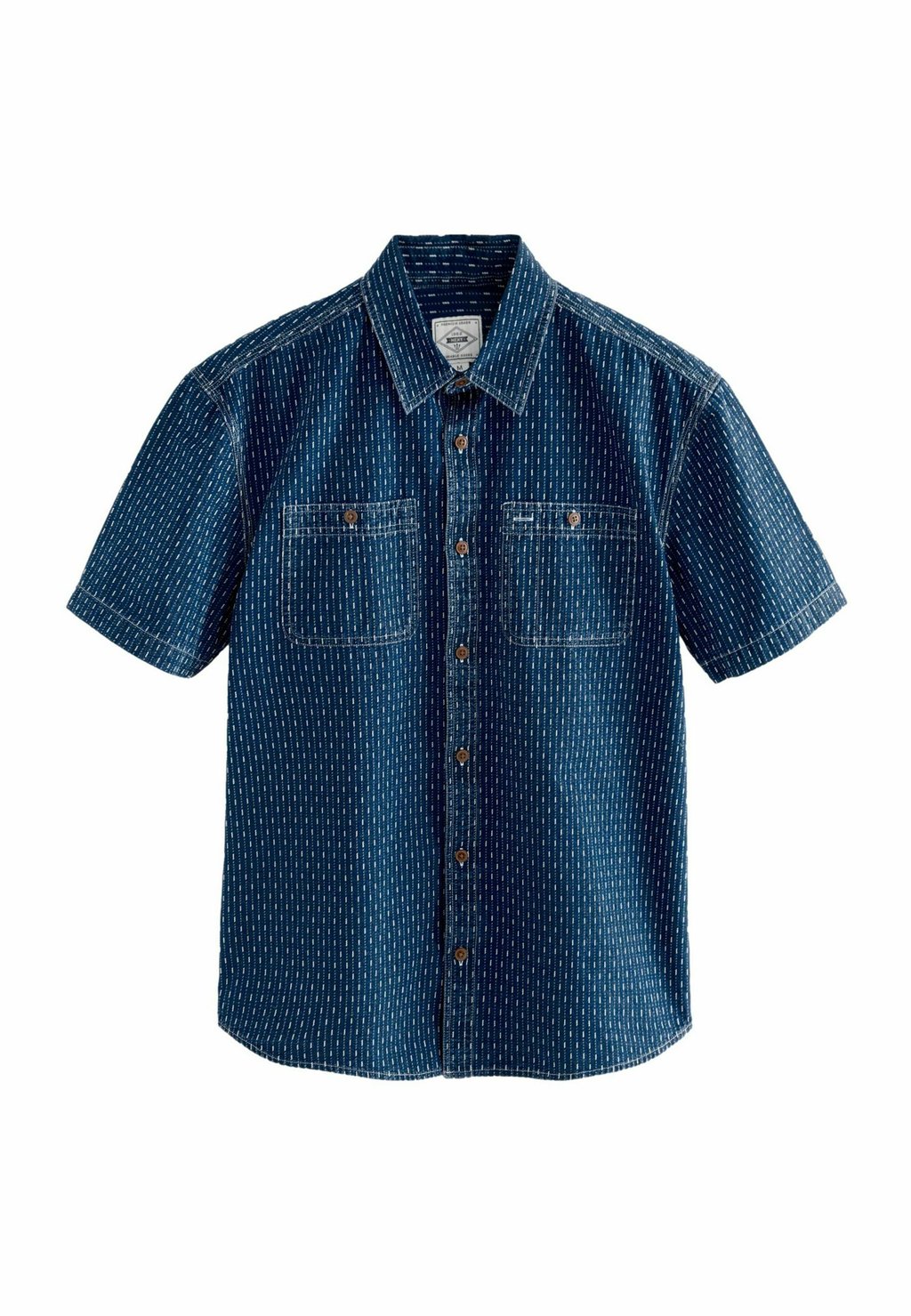 

Рубашка REGULAR FIT - SHORT SLEEVE Next, синий