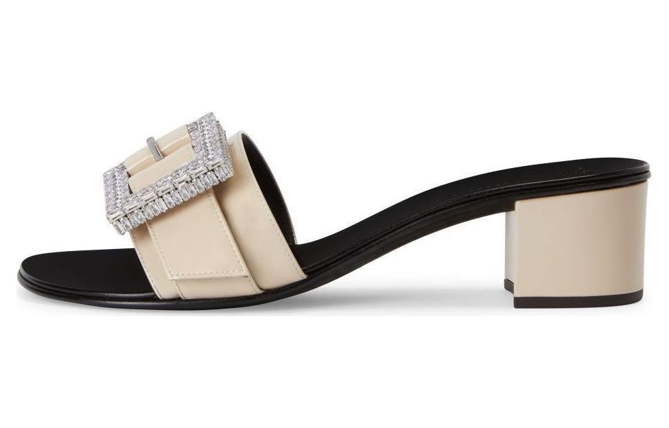 Giuseppe Zanotti /GZ Slide Сандалии женские бежево-черные