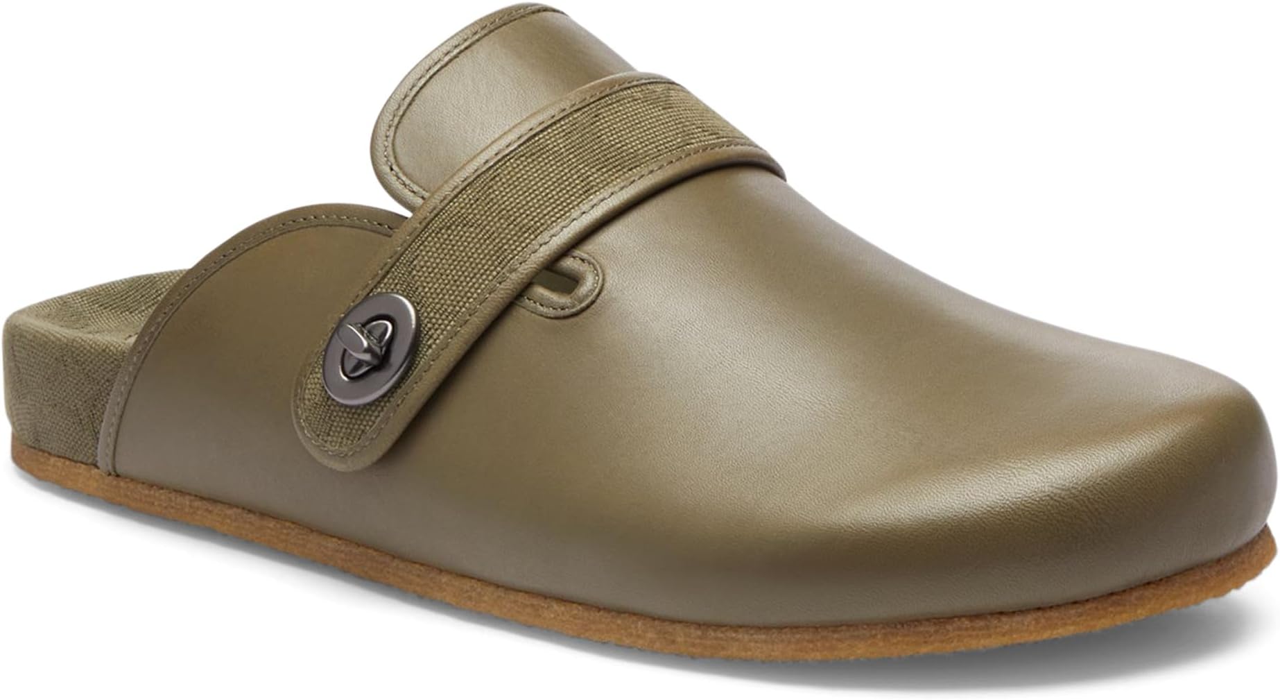 

Сабо COACH Blake Clogs w/ Signature Canvas Jacquard, цвет Army Green