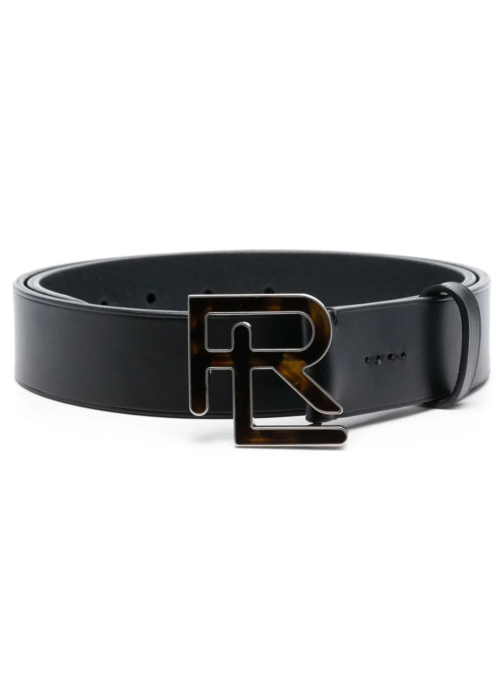 

Ремень с пряжкой-логотипом Ralph Lauren Collection, черный