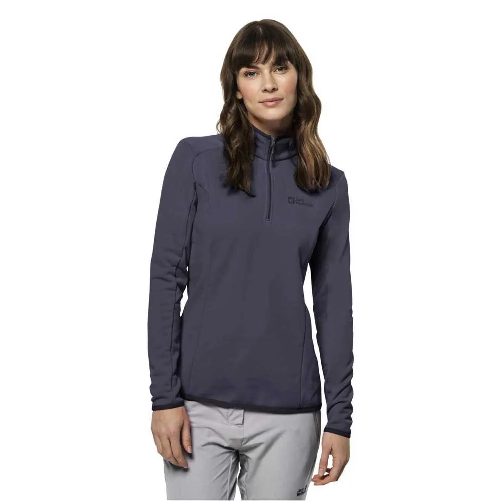 

Флис Jack Wolfskin Baiselberg half zip, серый