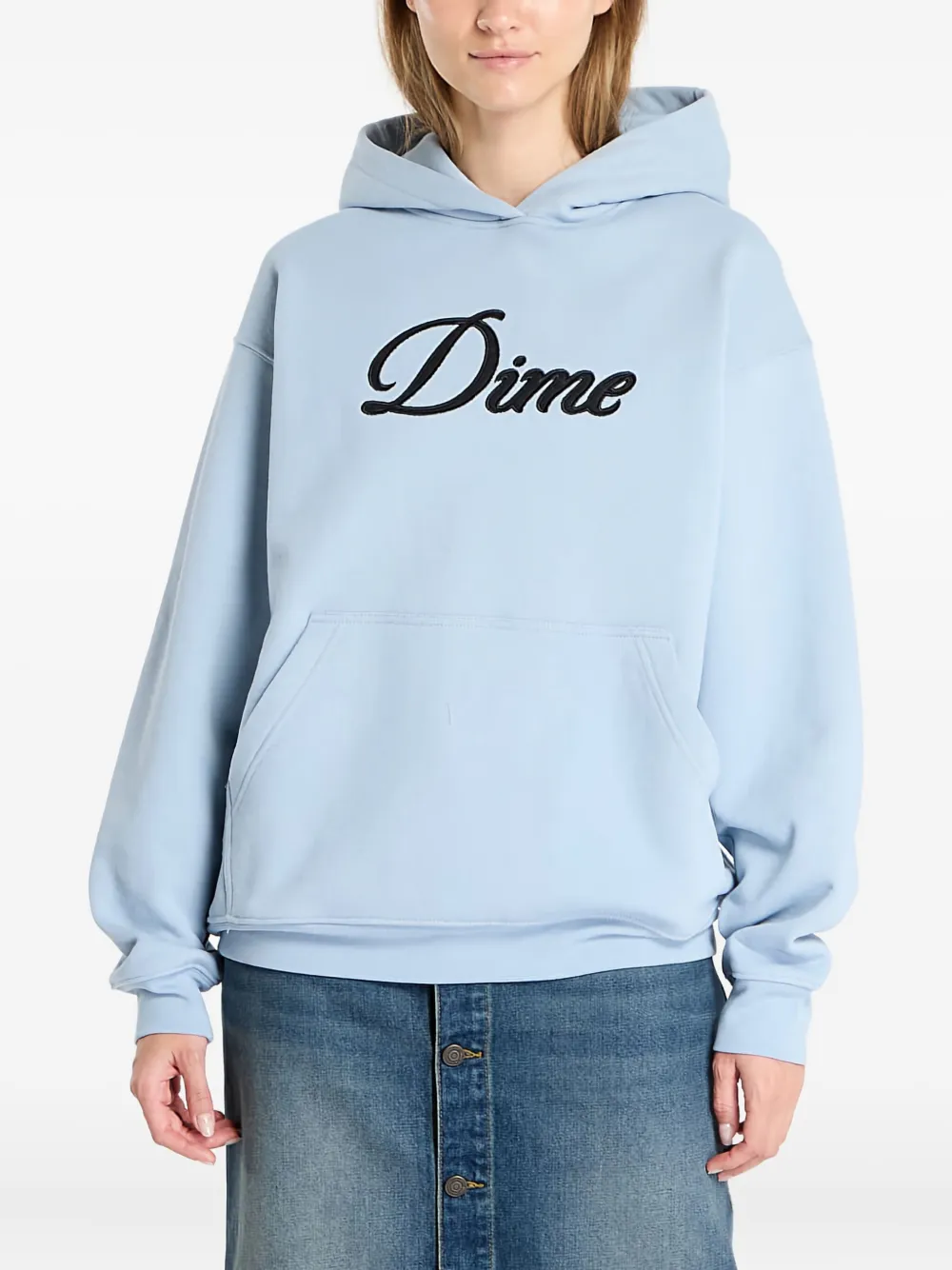 

Худи с логотипом dime, синий