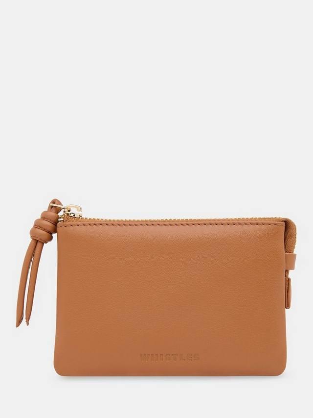 

Сумка с завязками на молнии Whistles, Tan