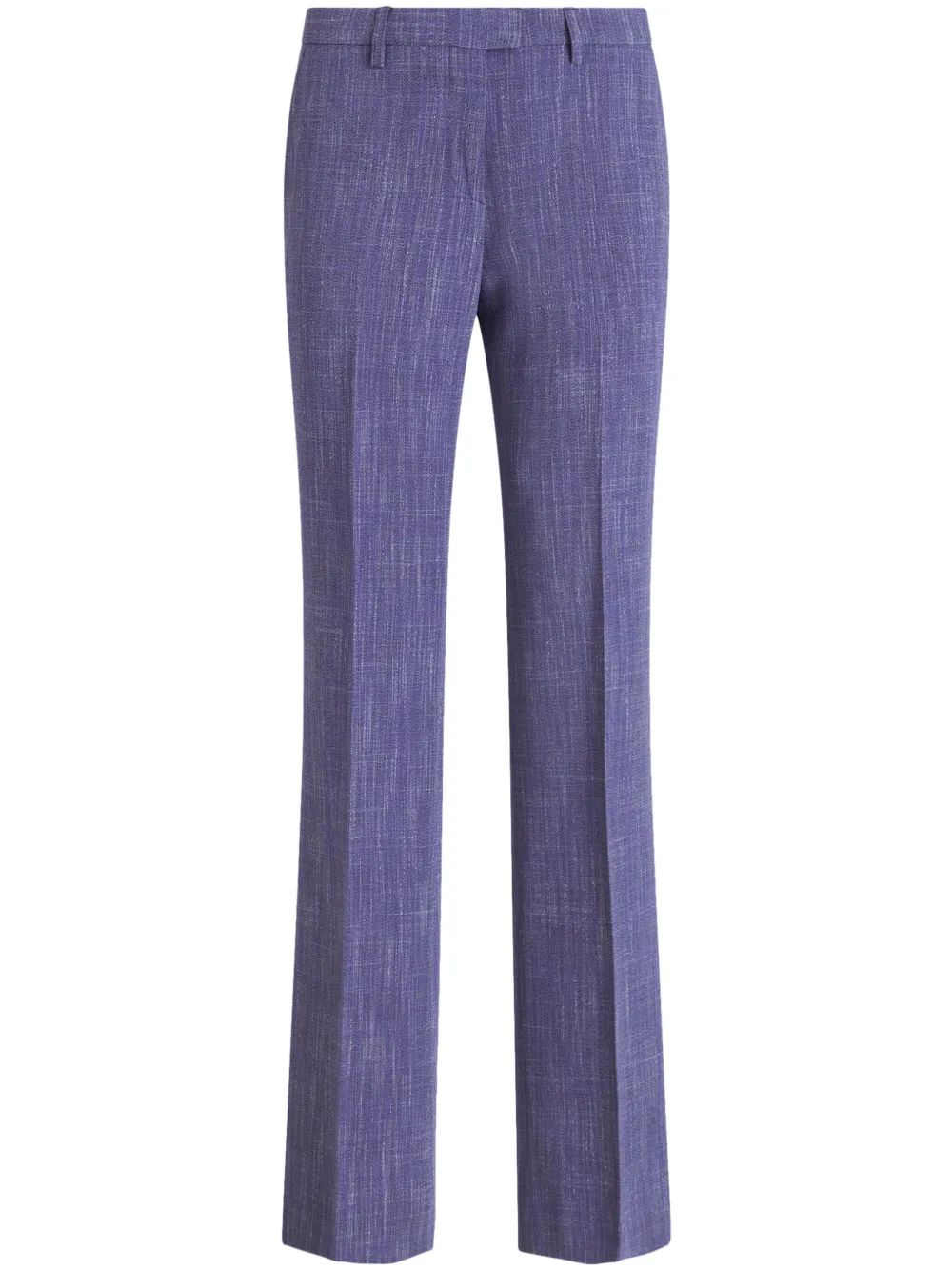 

Фактурные брюки строгого кроя ETRO, фиолетовый
