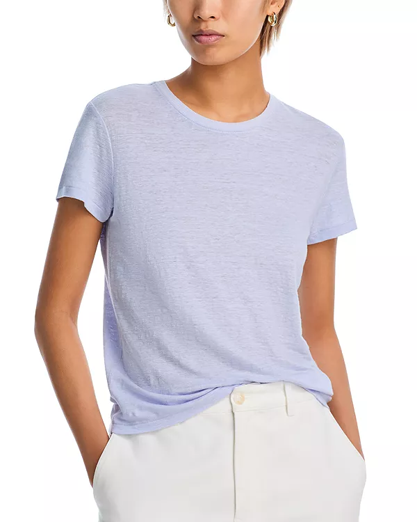 

Детская футболка из льна Frame, синий