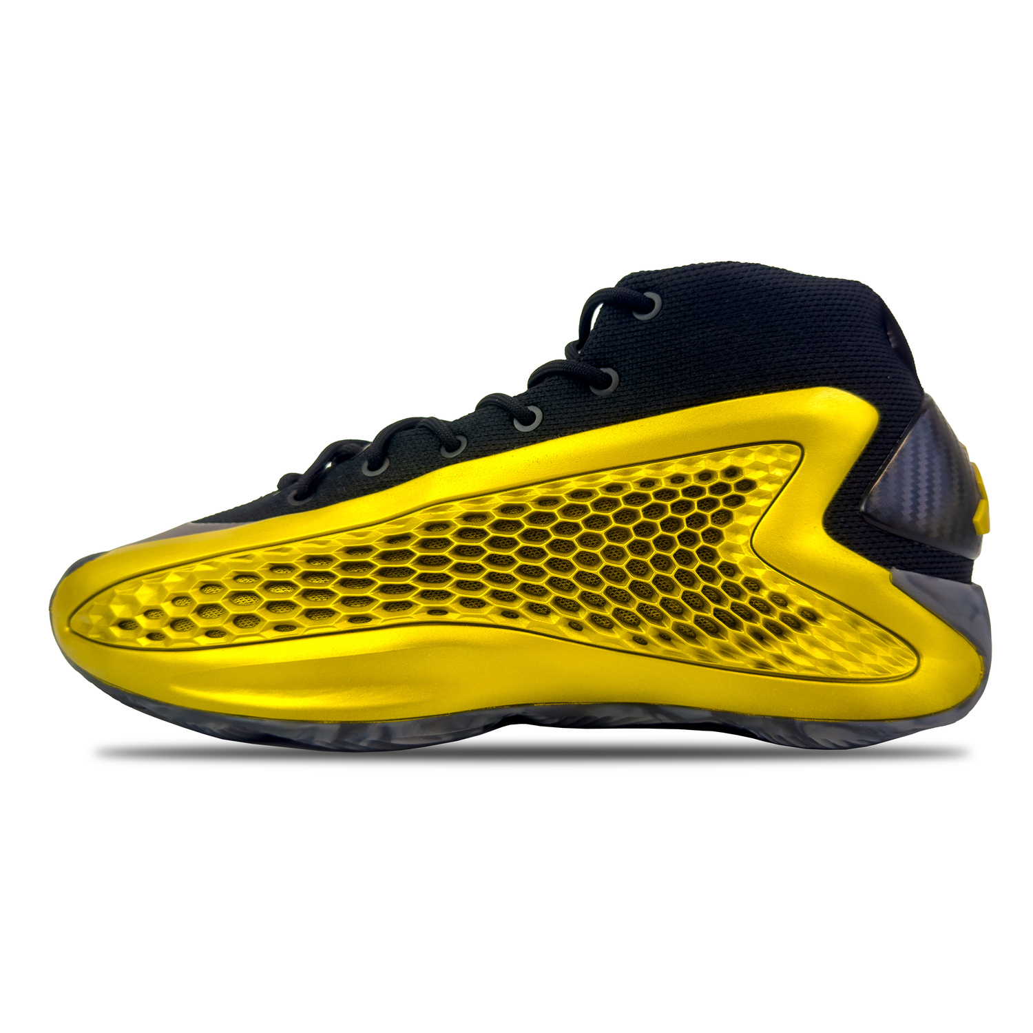 

Adidas A.E. 1 Edwards Generation 1 Амортизирующие Износостойкие Высокие Баскетбольные Кроссовки Мужские Черный Золото, Олимпийское Золото