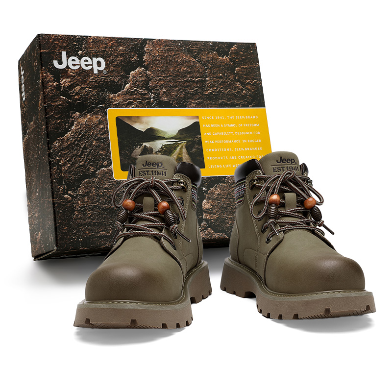 

Jeep Ботинки Martin мужские Black/Earth Yellow/Khaki