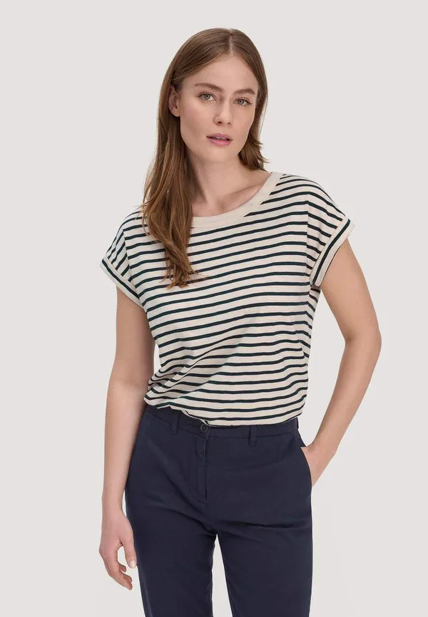 

Футболка с принтом в свободном стиле Hessnatur, Marine, Синий, Футболка с принтом в свободном стиле Hessnatur, Marine