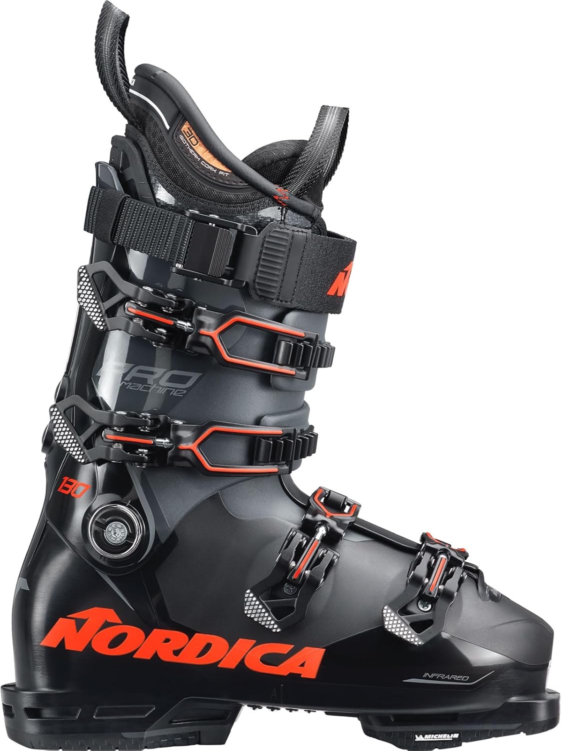 

Мужские узкие высокопроизводительные горнолыжные ботинки Nordica Promachine 130, Black / Anthracite / Red, Черный, Мужские узкие высокопроизводительные горнолыжные ботинки Nordica Promachine 130, Black / Anthracite / Red