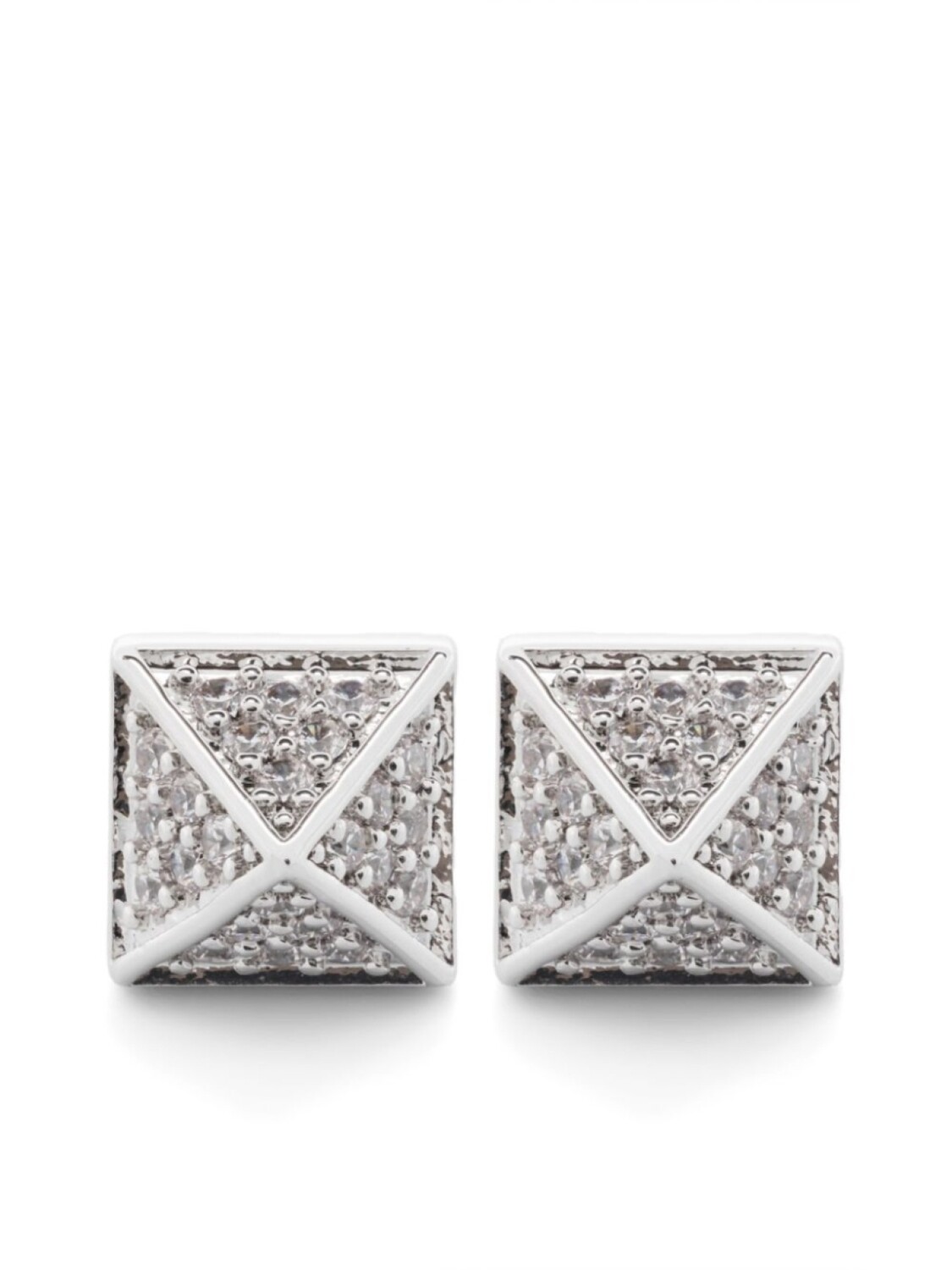

Серьги Pavé Pyramid Eddie Borgo, серебряный