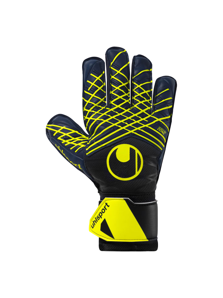 

Uhlsport Вратарские перчатки Prediction Soft Pro в сине-бело-желтом цвете