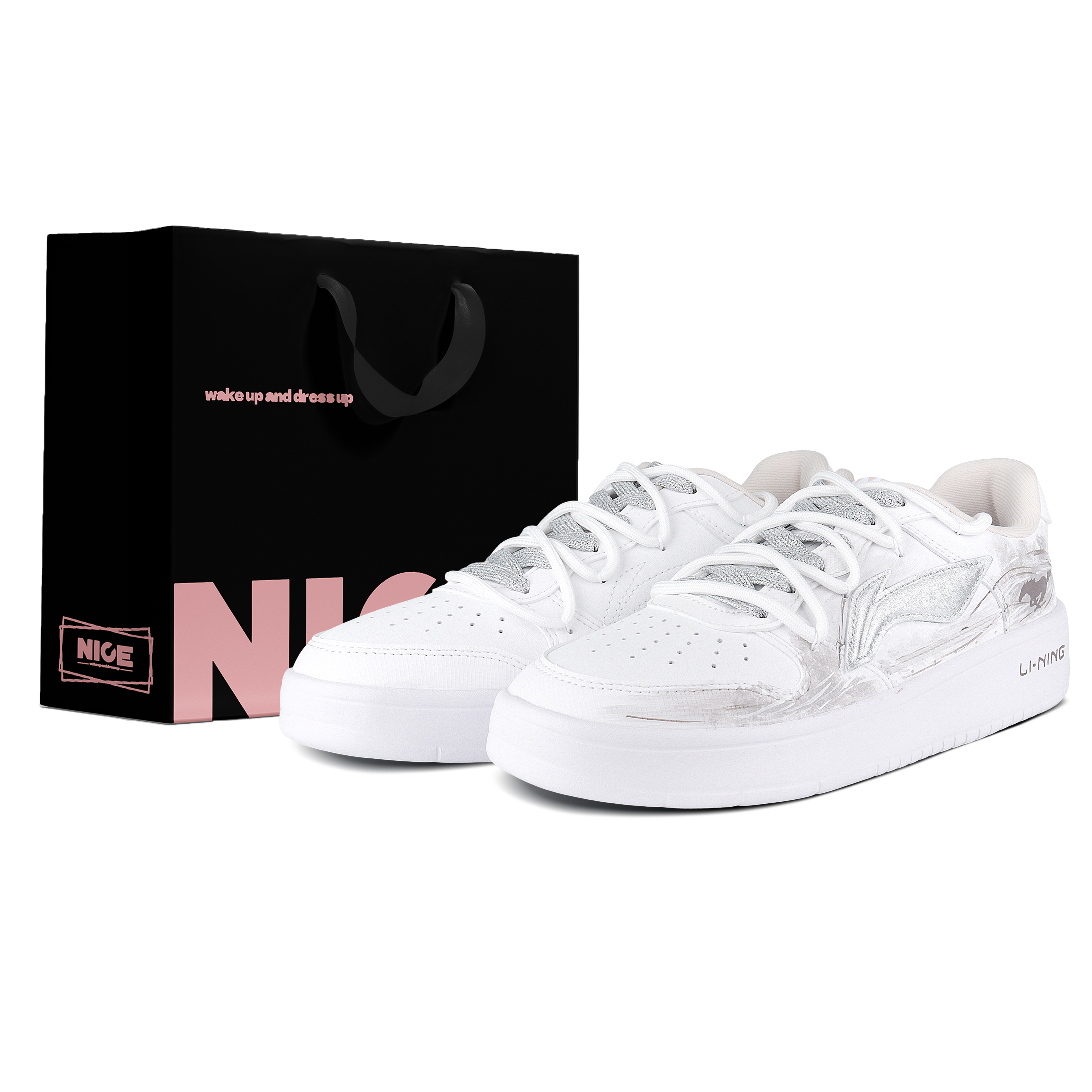 

Понтонные лодки Легкие кроссовки Low top Unisex LINING, серебряный shopping bag