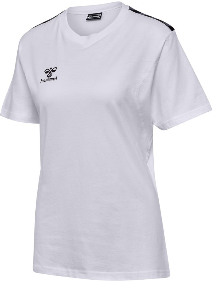

Футболка Hmlauthentic Co T-Shirt S/S Woman белого цвета Hummel