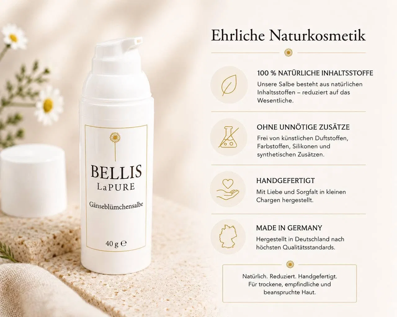 Набор из 2 бальзамов с экстрактом маргаритки BELLIS LaPURE, 2x40 г Bellis Lapure — фото 2