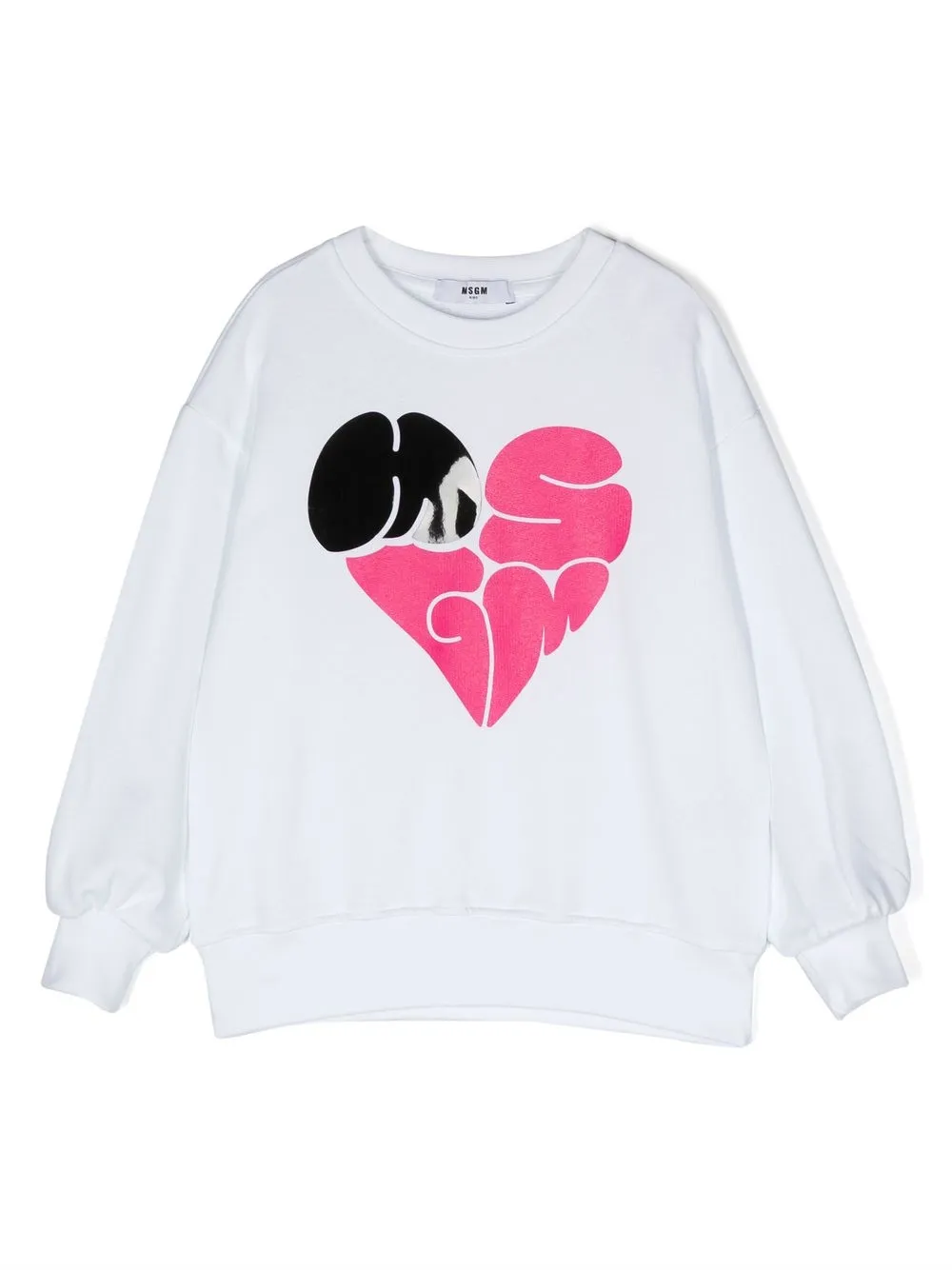 

Толстовка с логотипом MSGM Kids, белый