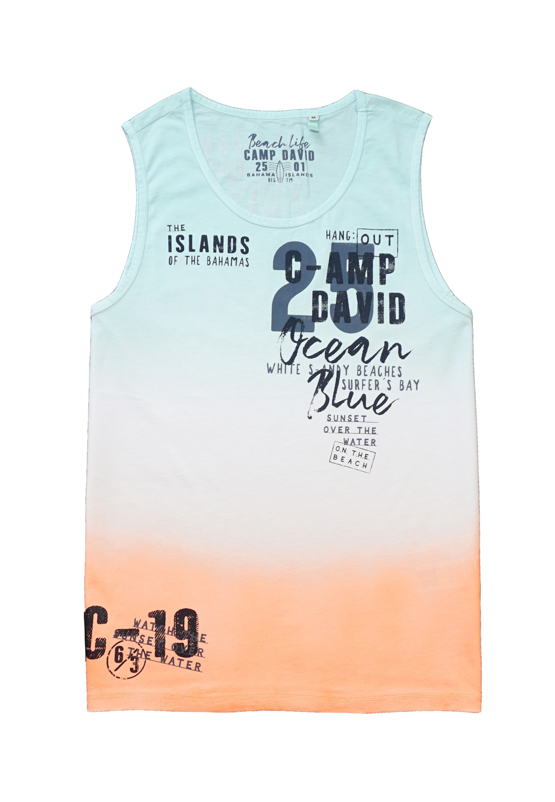 

Футболка CAMP DAVID Tank Top 'Beach Life', разноцветный