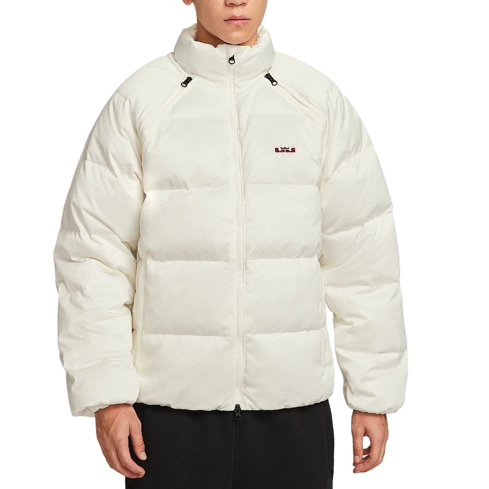 Куртка пуховая Therma FIT FW25 LeBron мужская Nike, белый/красный
