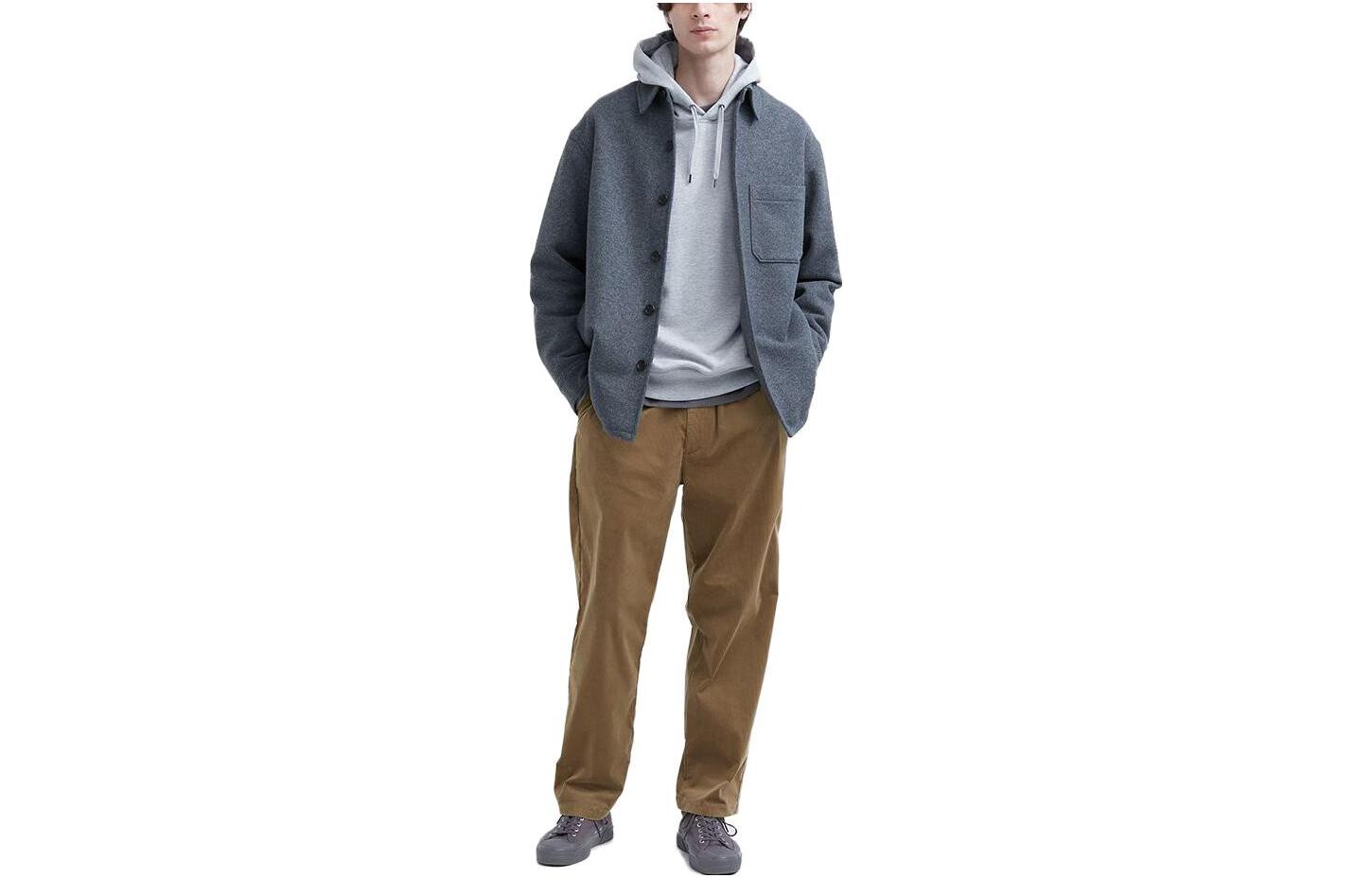 

Мужские повседневные брюки Uniqlo, коричневый