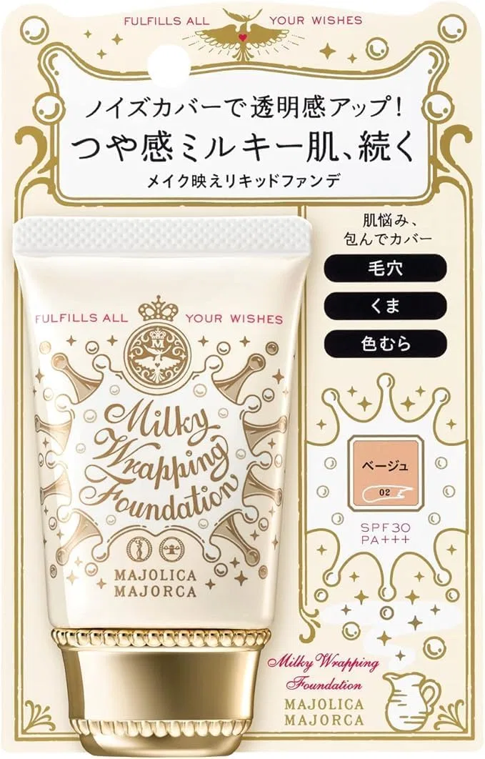 Тональная основа Milky Wrapping Foundation 02 Beige