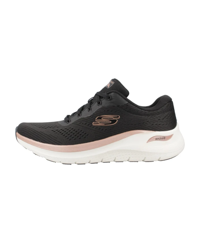 Кроссовки со светящейся аркой Skechers, черный — фото 3