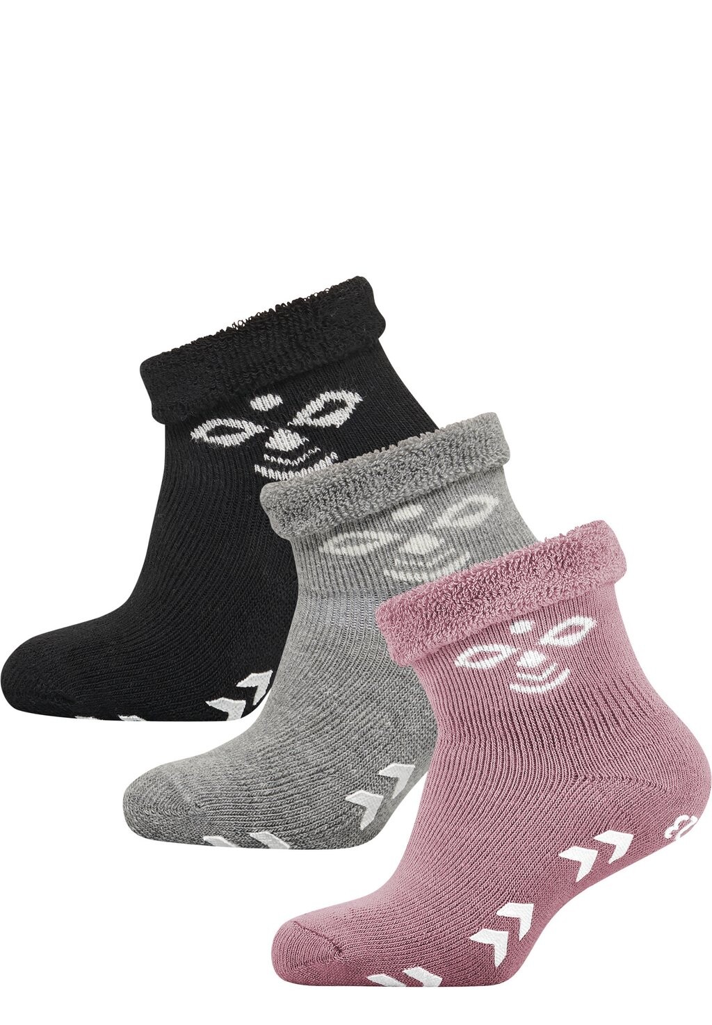 

Носки SNUBBIE 3 PACK Hummel, цвет grey melange woodrose