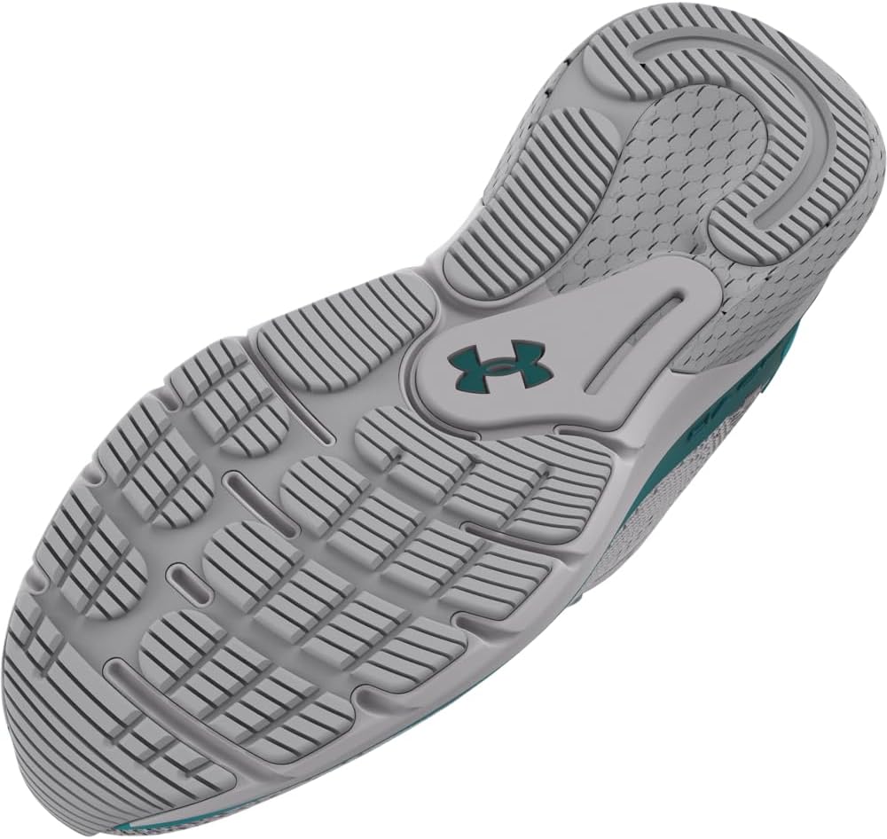 Мужские беговые кроссовки Under Armour HOVR Turbulence 2, (108) Halo Gray/Hydro Teal/Circuit Teal — фото 3
