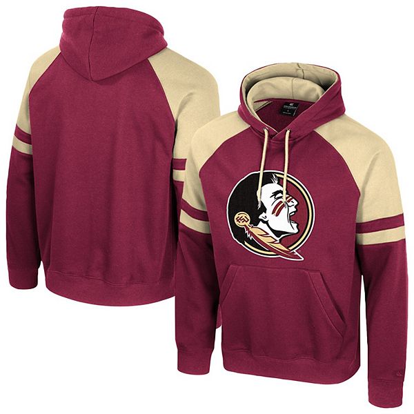 

Мужской толстовка с капюшоном garnet florida state seminoles todd raglan Colosseum