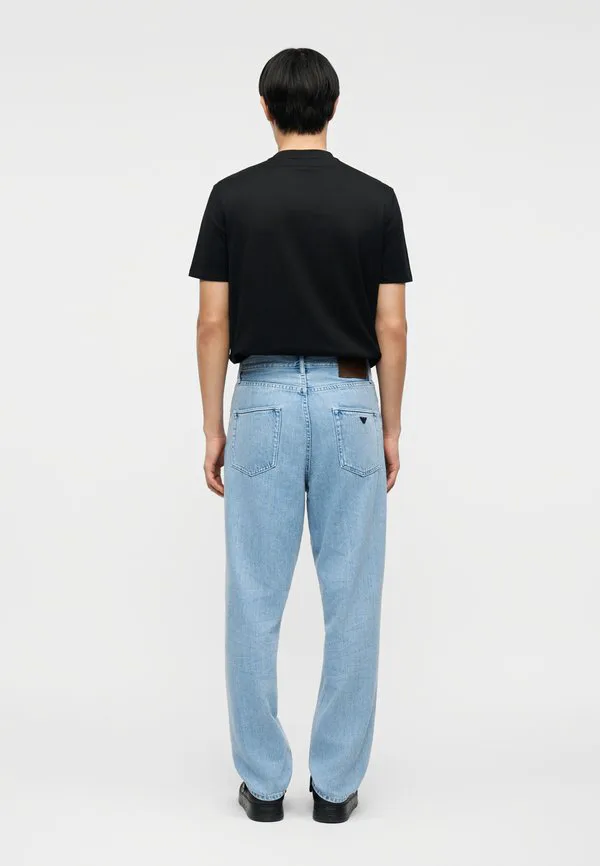 Джинсы свободного кроя Emporio Armani, Light Blue Denim — фото 3