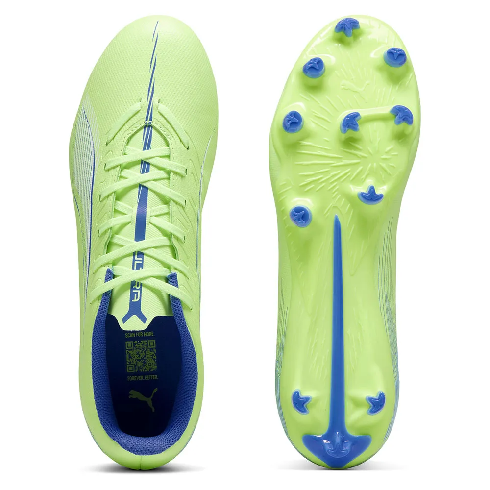 Футбольные бутсы Puma Ultra 5 Play FG/AG, зеленый — фото 2