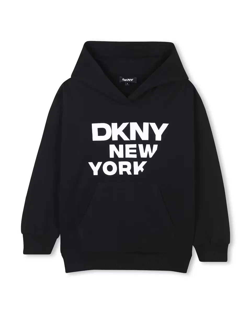 

Хлопковый свитшот DKNY, чёрный