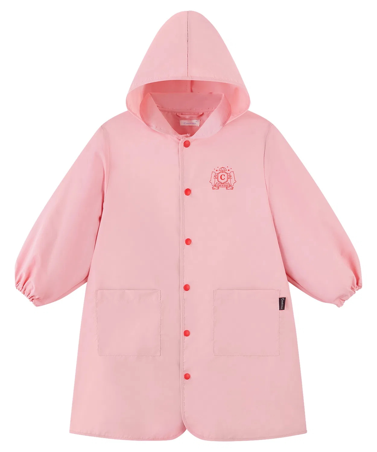 Детский дождевик из водоотталкивающего нейлона Combimini, розовый — фото 3