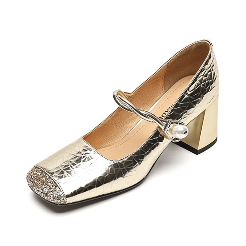 

Туфли женские повседневные Women's Casual Shoes Women's Echo&Yolo, золотой