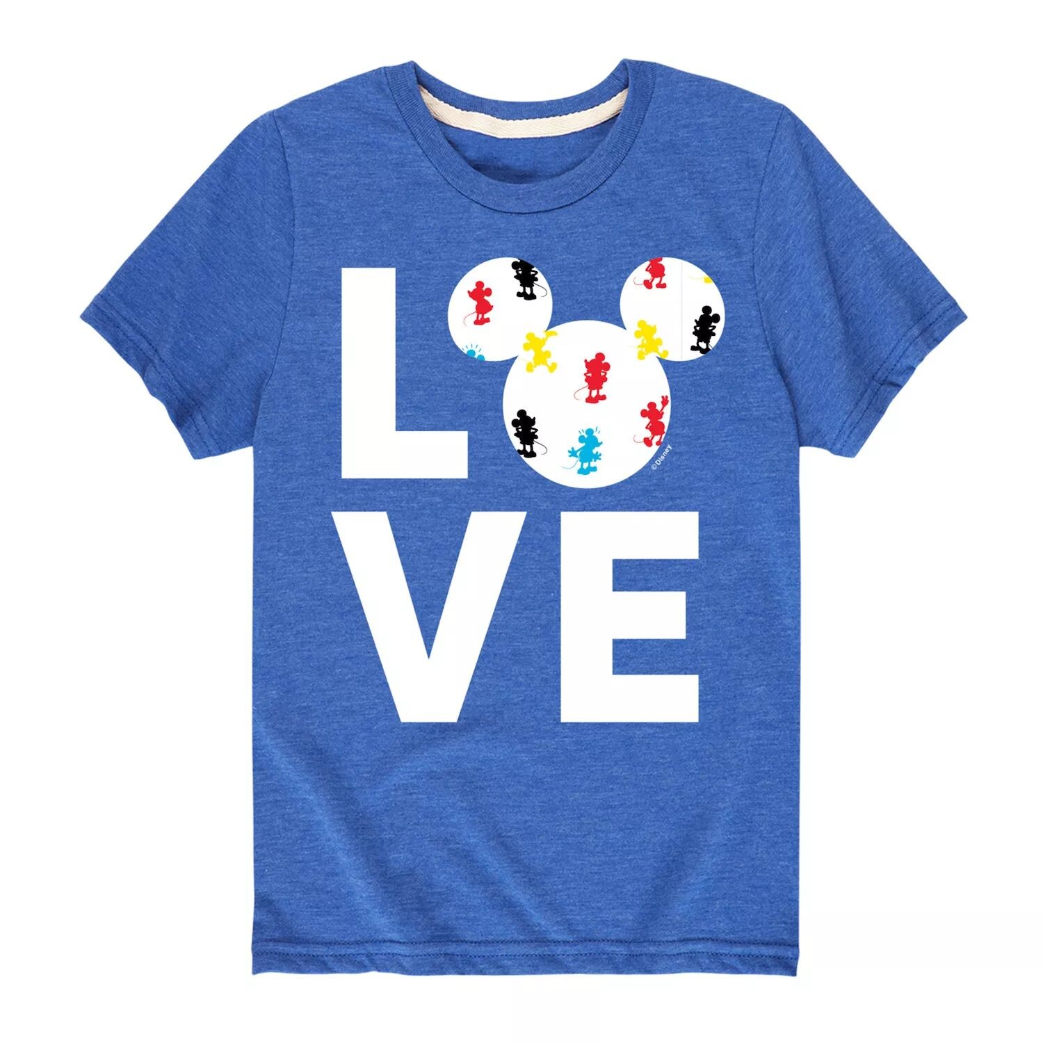 

Футболка Disney Mickey Mouse Love Fill для мальчиков 8–20 лет Licensed Character, синий