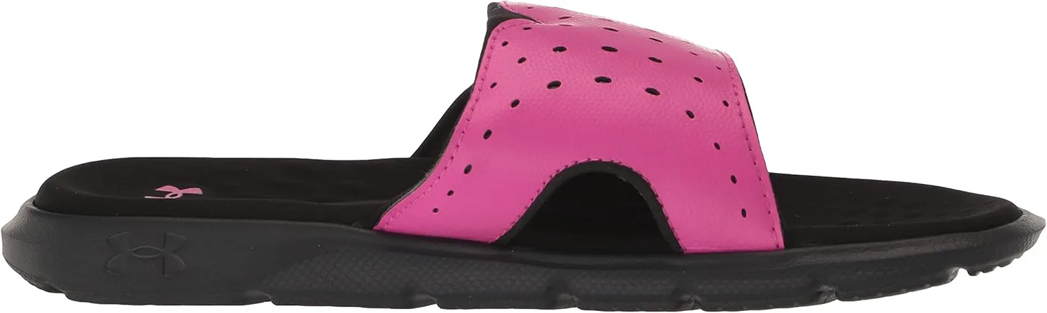 Детские сандалии Under Armour Ignite Pro Slide, черный/розовый — фото 2