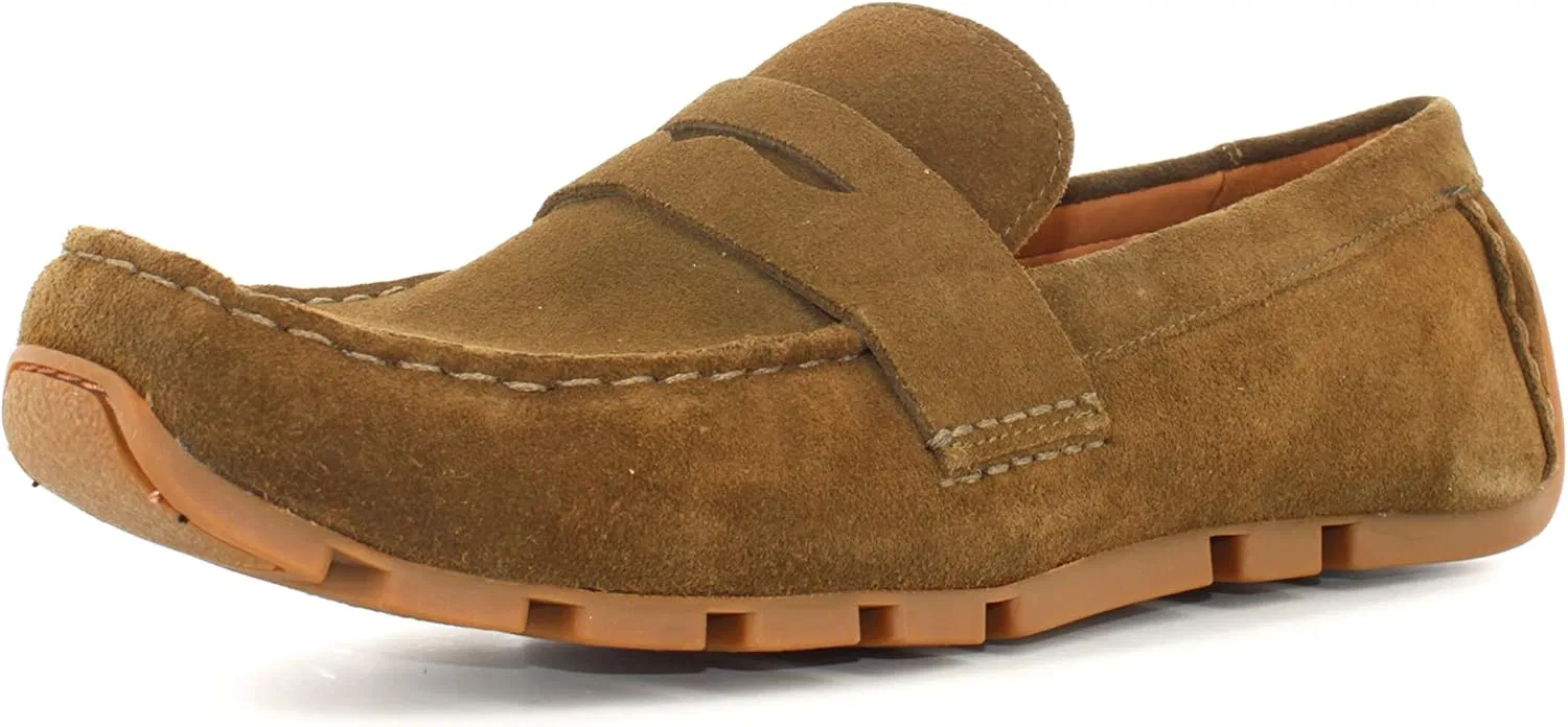 Мужские лоферы Clarks Oswick Bar, оливковый