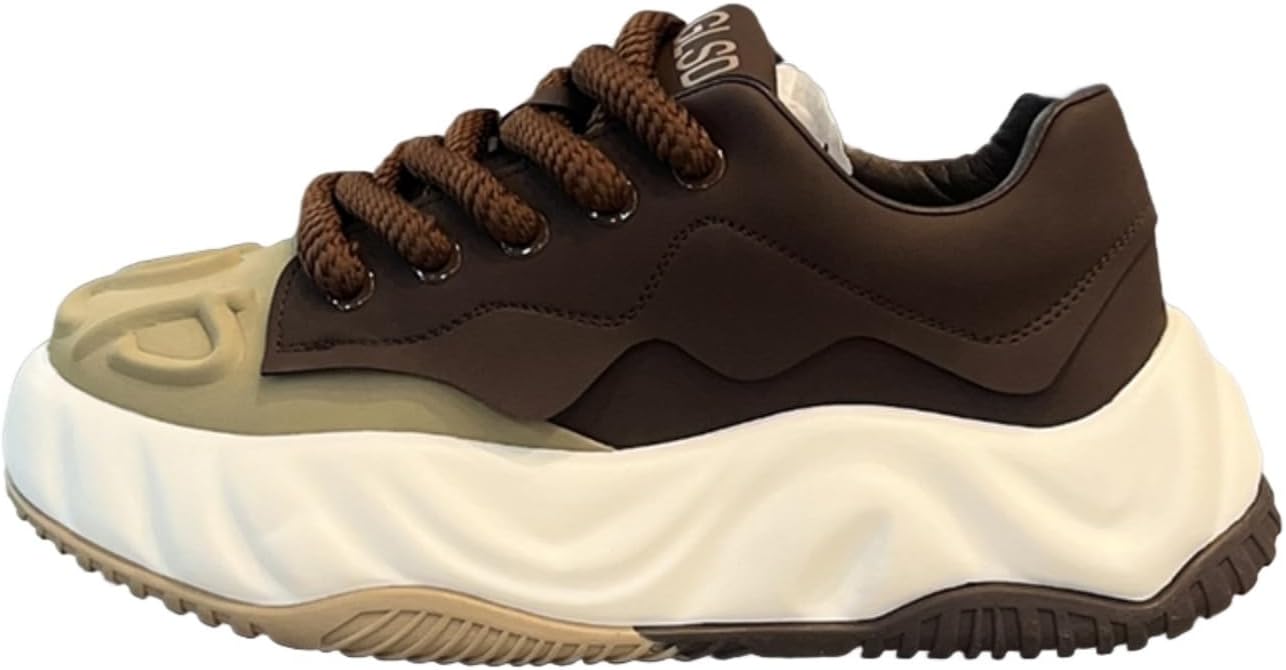 

Мужские модные кроссовки с массивной подошвой, стильная повседневная обувь- идеально для прогулок по городу, отдыха и ежедневной носки Kpdwfms, хаки