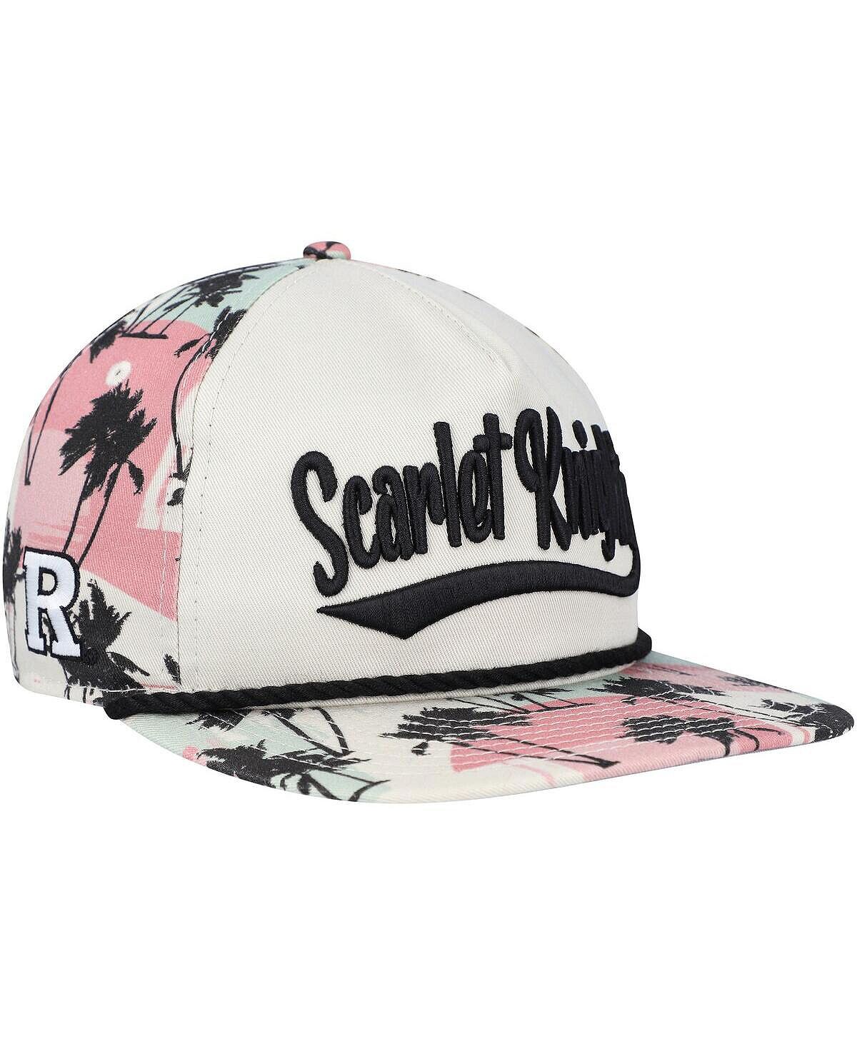 

Мужская кремовая кепка Rutgers Scarlet Knights High Tide Golfer Snapback New Era