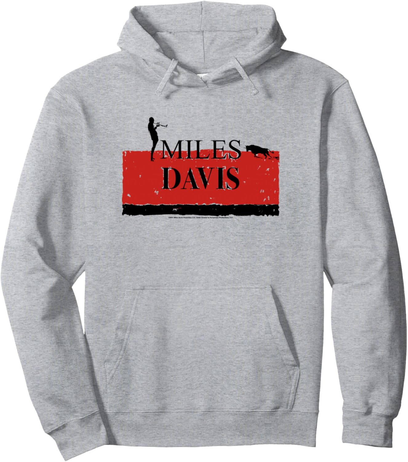 

Худи с рисунком Майлза Дэвиса «Эскизы Испании» Miles Davis, серый