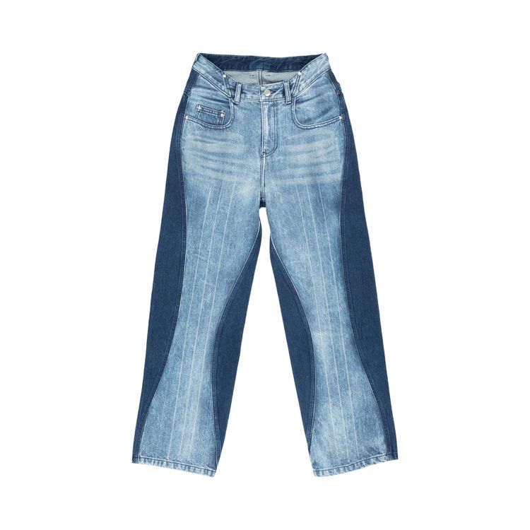 

Джинсы Ader Error Semi-Oversized Fit Denim Jeans 'Blue', синий
