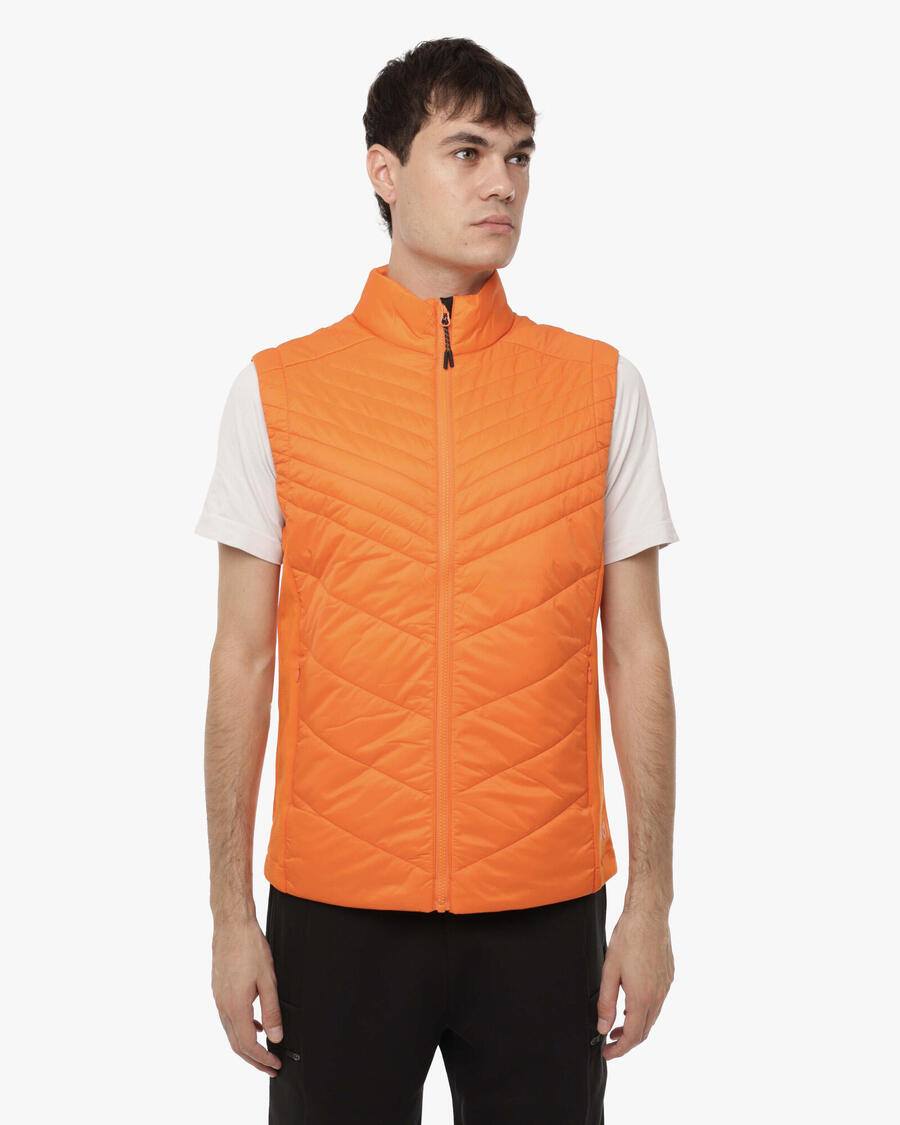 

JAKED Оранжевая синтетическая фитнес-куртка для мужчин