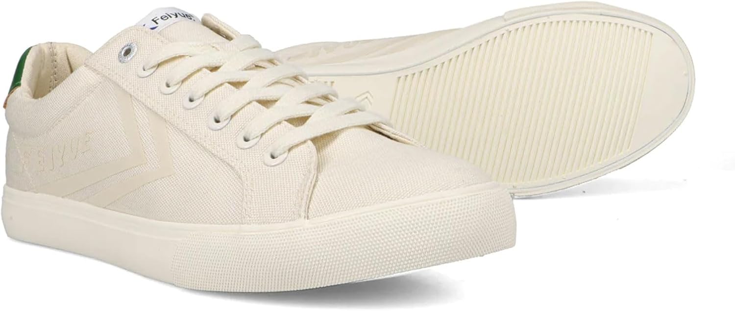 Кеды FEIYUE Fe Lo AV Canvas для повседневного ношения, унисекс, низкие с классическими шнурками, слоновая кость/зеленый — фото 2