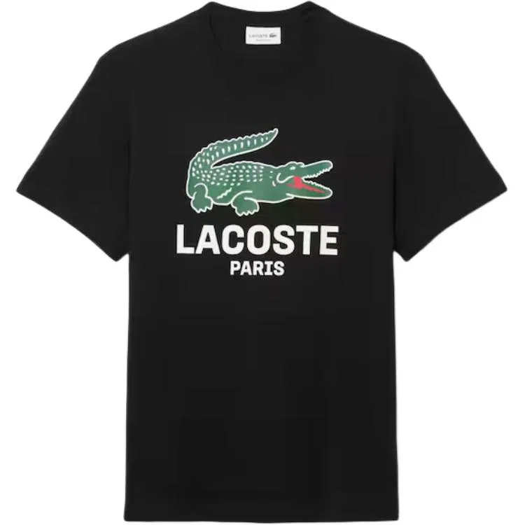 Футболка Lacoste с принтом логотипа, черный/031