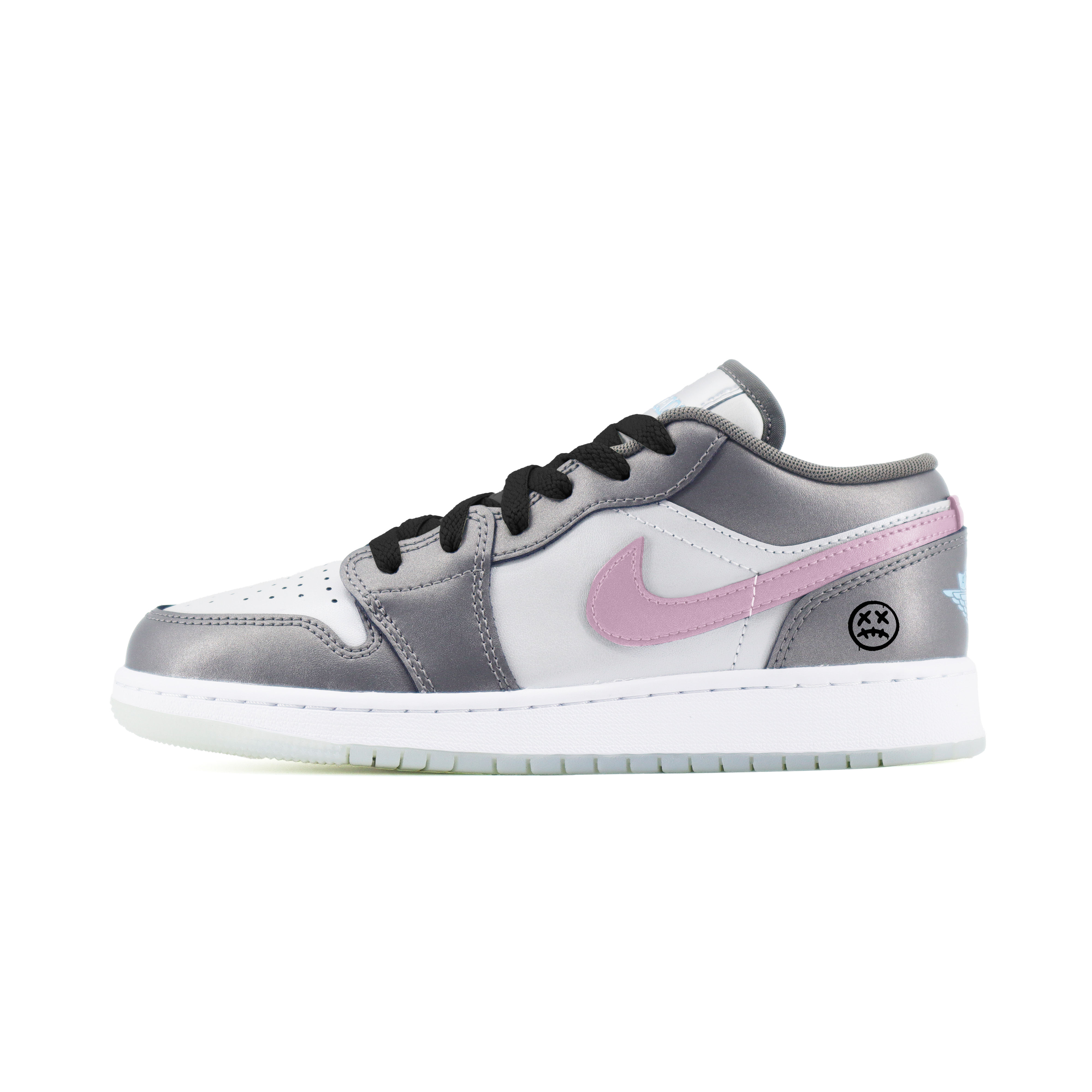 

Jordan Air 1 Chuangyi Low top Детские баскетбольные кроссовки Silver Gray Подростки