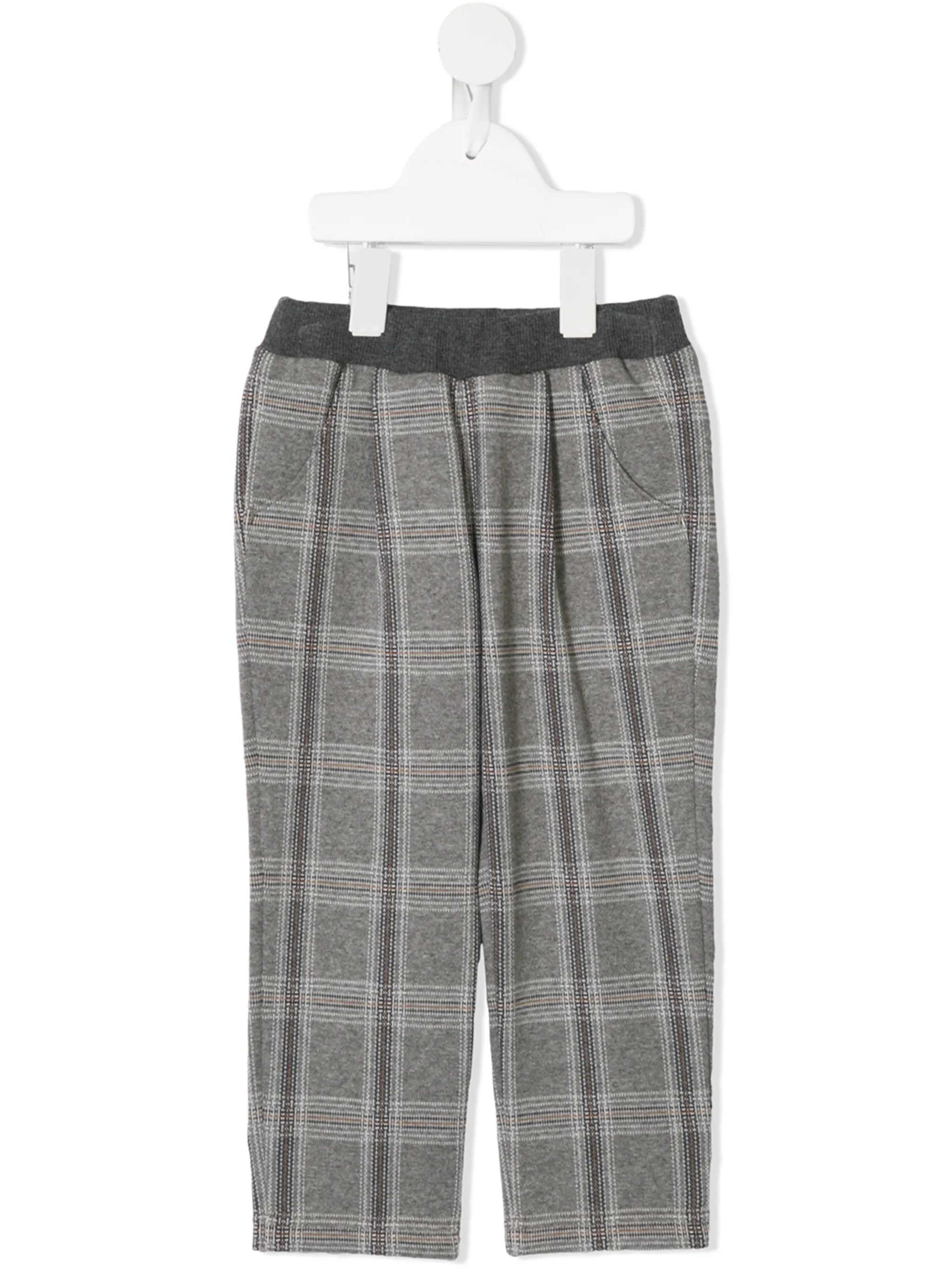 

Брюки в клетку Familiar, серый