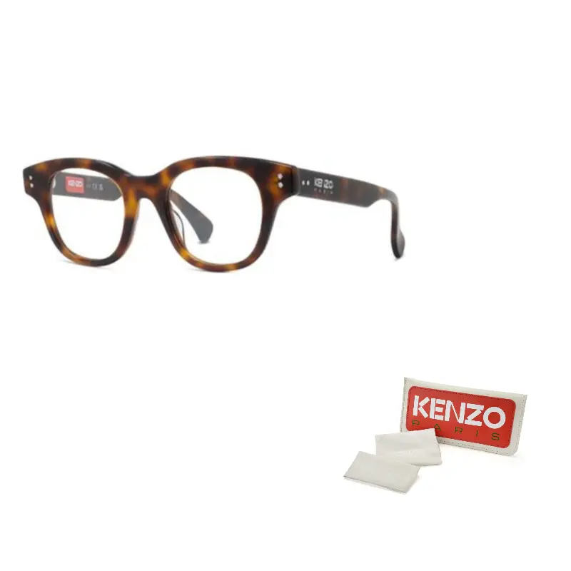 

KENZO Очки в оправе Wayfarer с логотипом, Brown